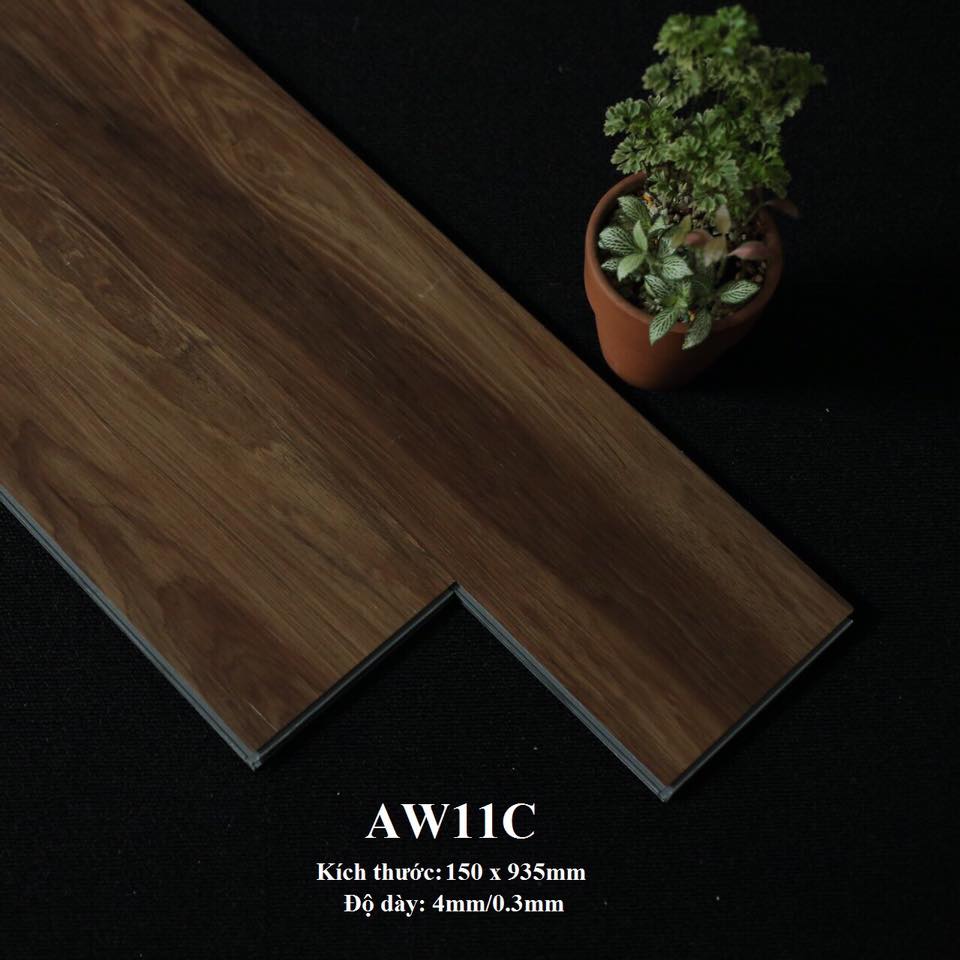 Sàn nhựa  hèm khóa vân gỗ AW11C